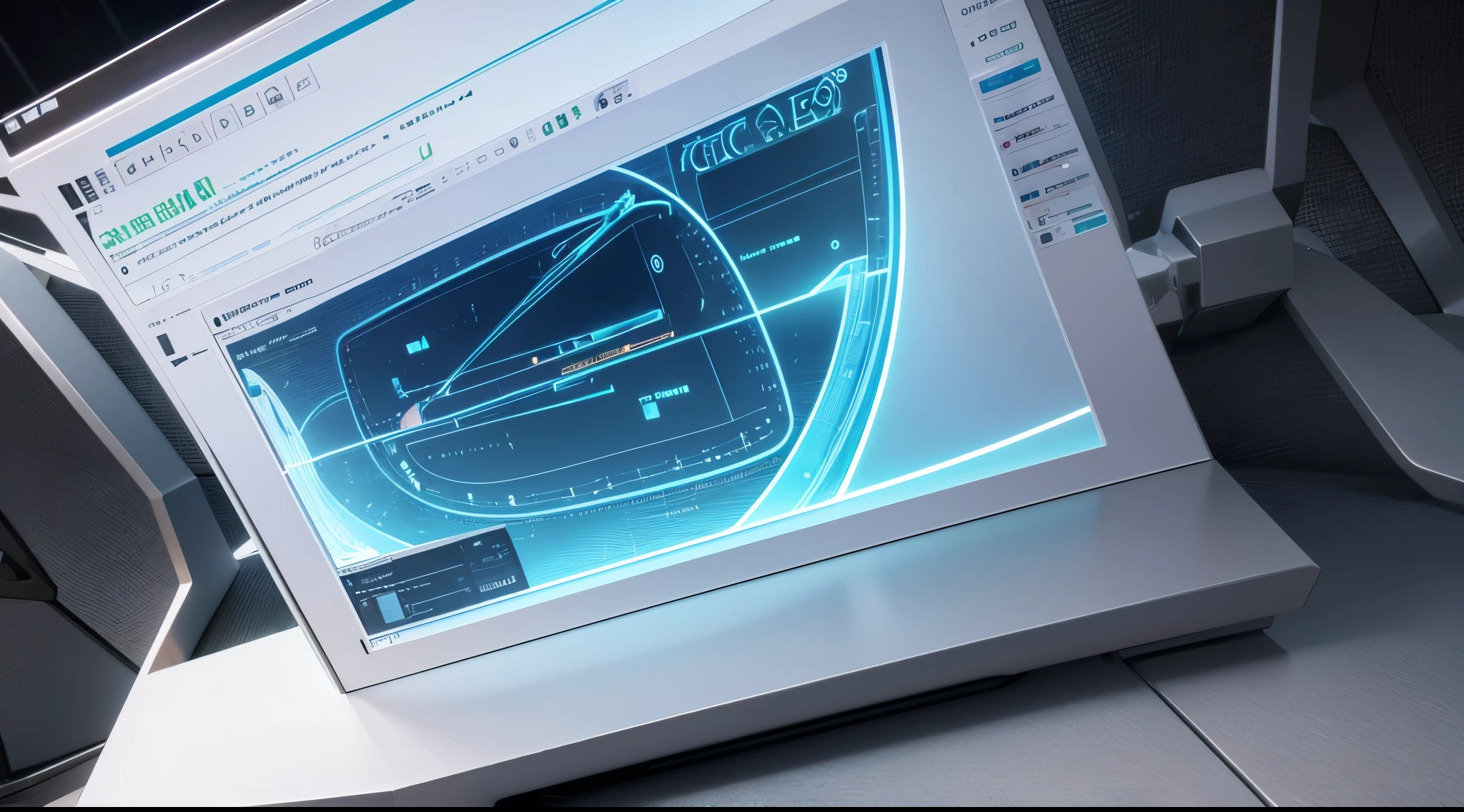 Engaging 3D visualization featuring stunning graphs、glinting