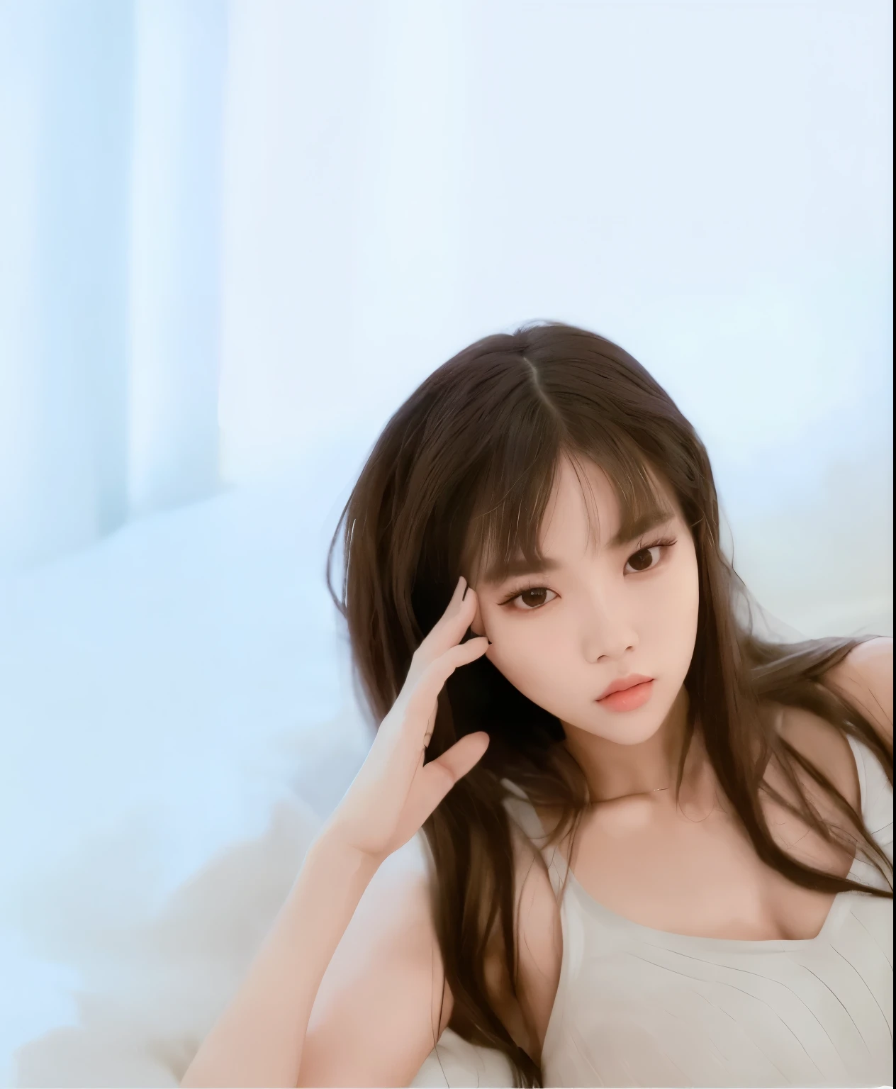 Best quality,Masterpiece,超高分辨率,(Photorealistic:1.4),(1girll:1.3),exteriors,beachside,the sea,On the beach,Facing the sea,Face the camera,ssmile,On a cruise ship,On the beach,beach umbrella,(full bodyesbian:1.5),1 girl,wavy and long hair,Girls all over,Open chest,vests, Dusk,Bright,The sky is blue,White clouds