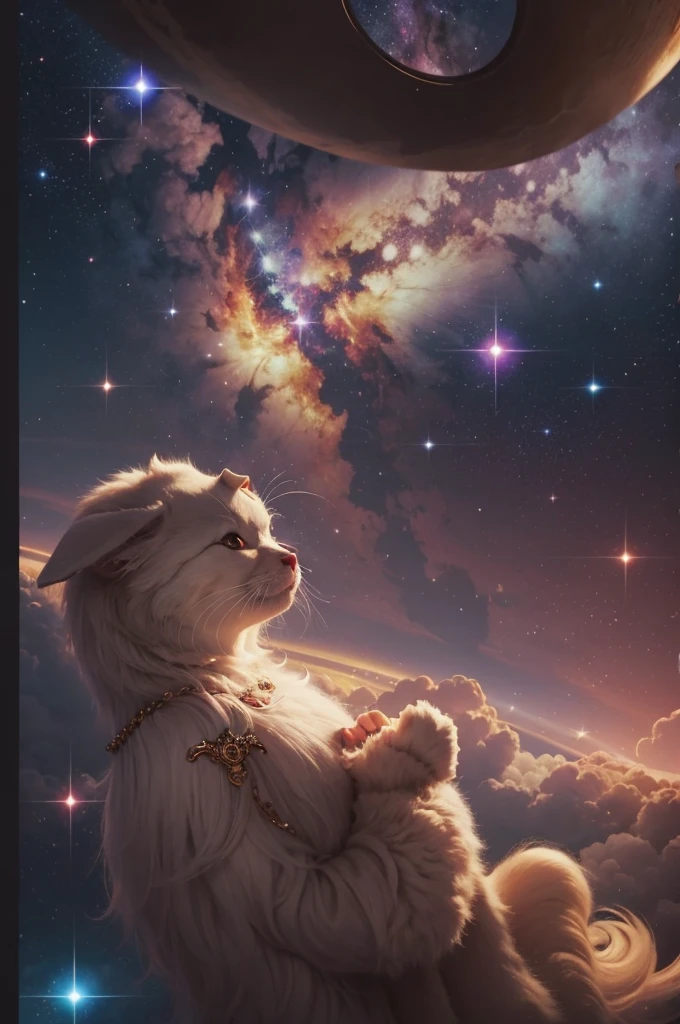 fourth dimension, cosmic, nebula, space, time, light