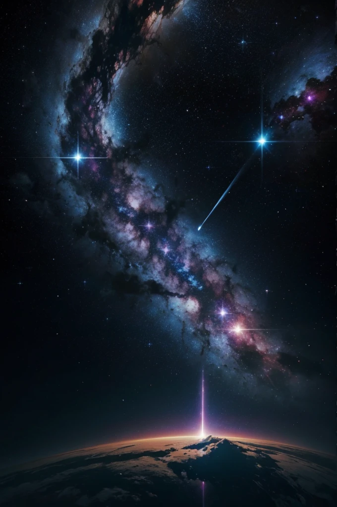 fourth dimension, cosmic, nebula, space, time, light