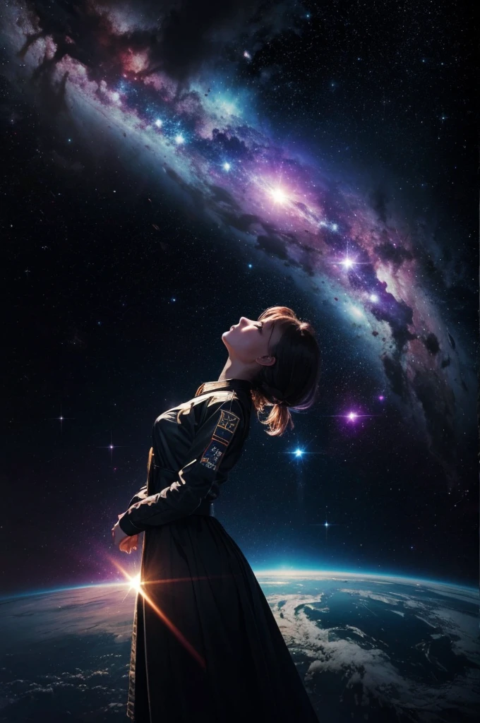 fourth dimension, cosmic, nebula, space, time, light