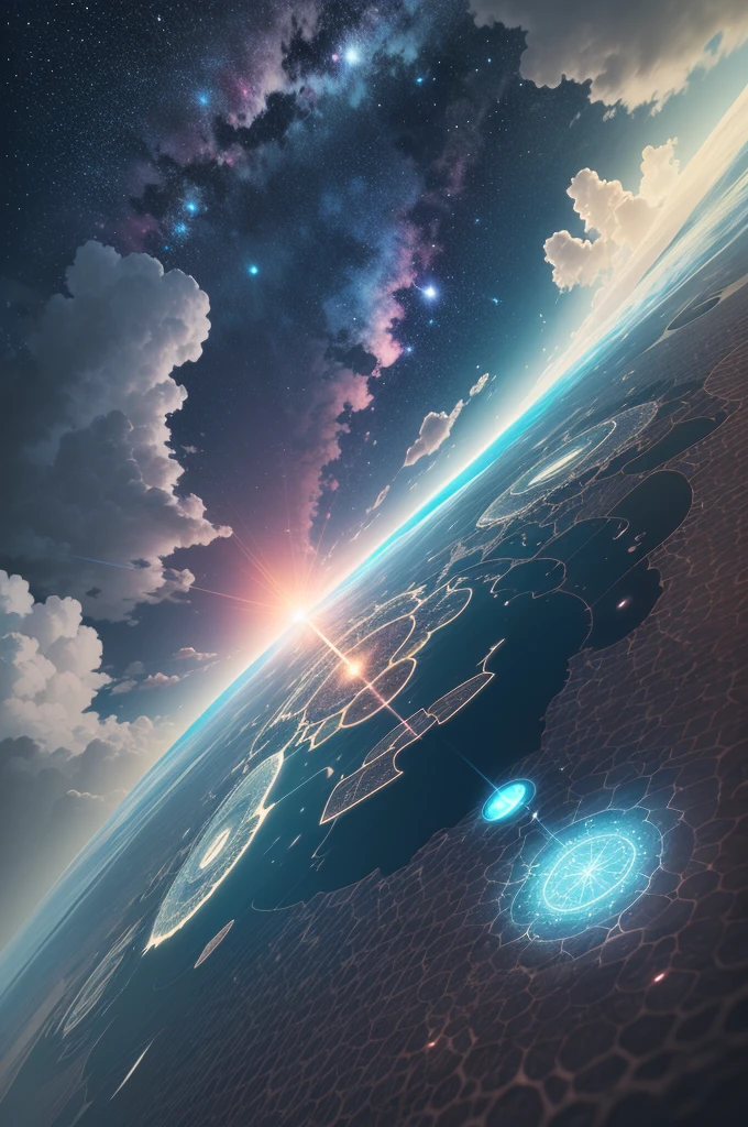 sixth dimension, kosmos, Starcloud,aethereal, the space, time travel, optic --auto --s2