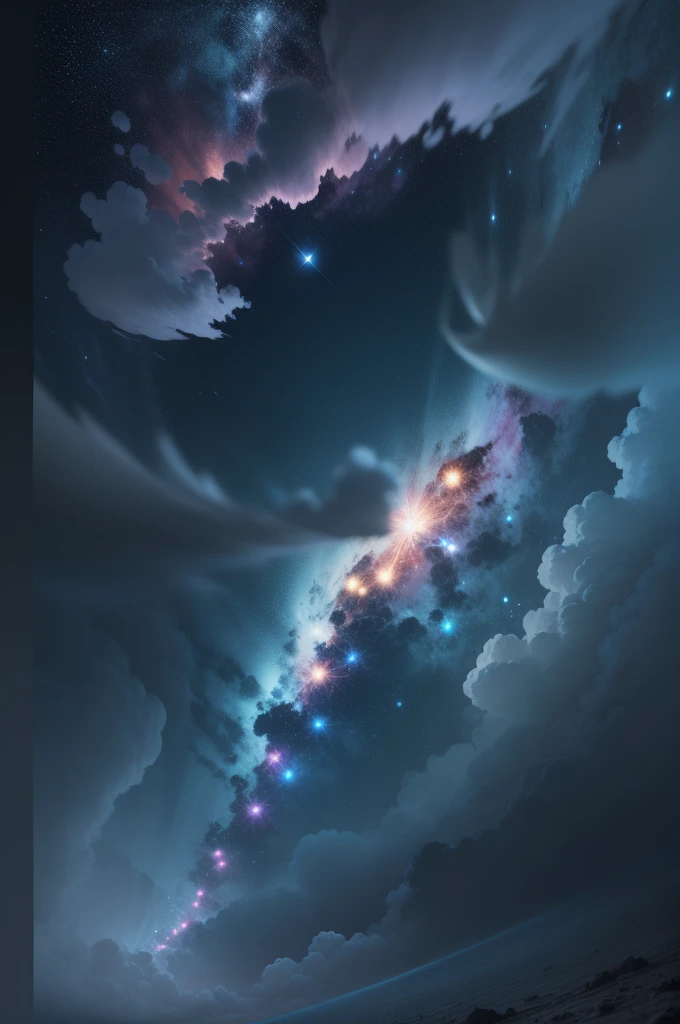 sixth dimension, kosmos, Starcloud,Ethereal, the space, Time travel, light panorama --auto --s2