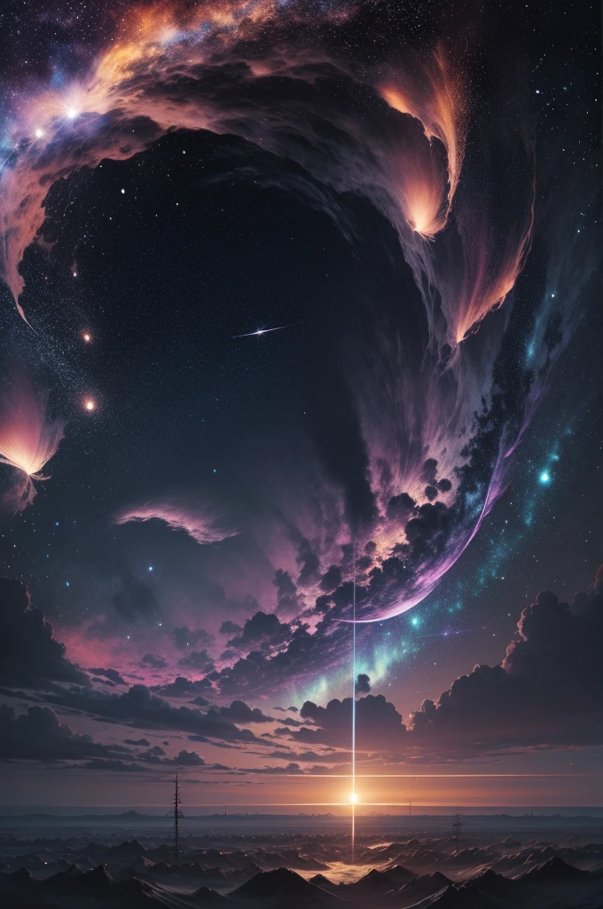 fourth dimension, kosmos, Starcloud, 极optic学,the space,复杂, optic (tmasterpiece:1.3),(Best quality at best:1.4),超高分辨率,8K分辨率, --auto --s2