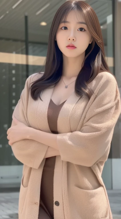 ((Bestquality)), ((a masterpiece)), (specifics:1.4 pcs), 3D, A beautiful image of a Korean girl,HDR(High Dynamic Range),Ray traced,nvidia RTX,Hyper-Resolution,unreal 5,Subsurface scattering、PBR Texture、postprocessed、Anisotropic Filtering、Depth of field、Maximum clarity and clarity、Over-layer Textures、Albedo And Specular Maps、Surface Coloring、Mitsu-Accurate simulation of material interactions、Perfect Proportions、Octane render、Two-color light、large aperture、low ISO、white balance、Rule of Thirds、8K RAW,realistic detailed eyes, natural skin texture, realistic face details, korean girl, Asian girl with long hair, korean woman, The chest is super big,The chest is full of elasticity,Chest firm,The buttocks are round and upturned, Young cute Korean face, nude, not wearing any suits,