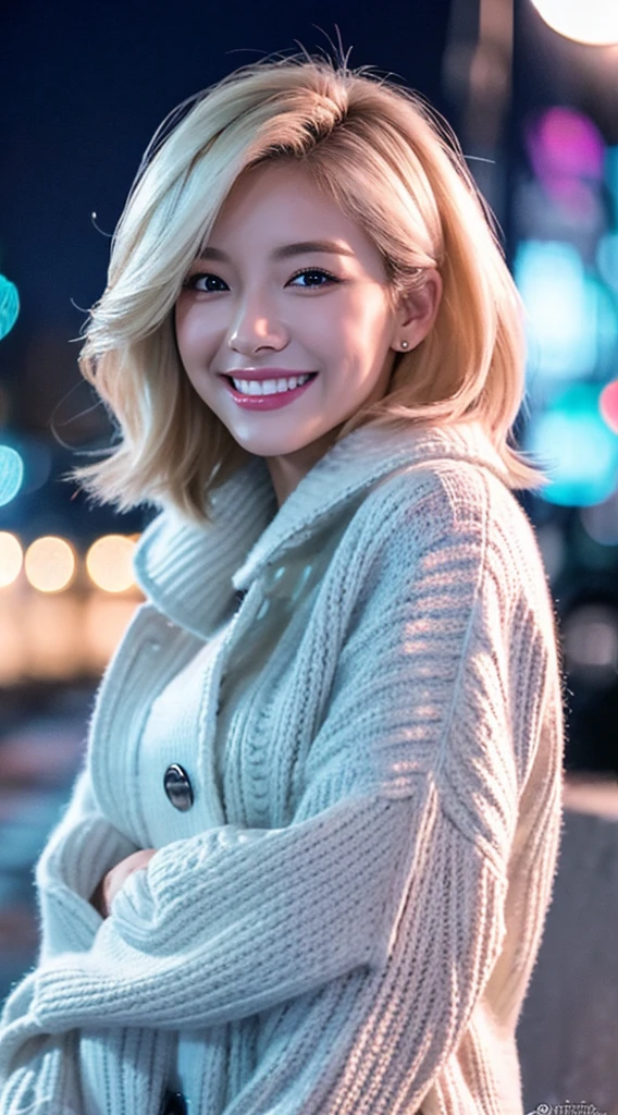 (masterpiece, top-quality:1.3), (Ultra detailed 8K cg:1.2), (hyper realisitic:1.35), (Photorealistic:1.45), (Realistic:1.4), a famous actress of Japan, Blonde Shortcut Hair, (Tanned skin:1.4), flat chest, (gal make:1.3), (gyaru), (Looking at Viewer), Very detailed face and skin texture, Dynamic lighting, (Hoodies with less cloth), (Hood Up:1.2), booty shorts, (manhattan:1.3), Crouching, Spread legs, (Laugh:1.2), (hard rain:1.2),