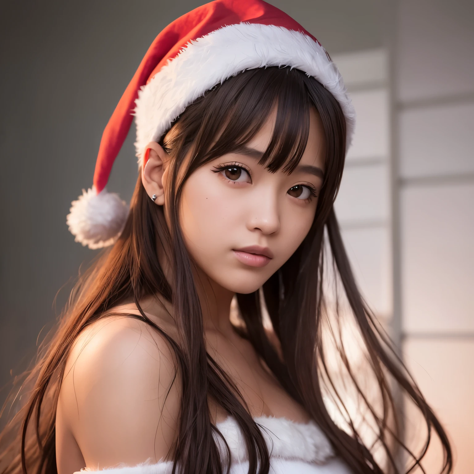 best qualtiy}}, {{super detailed}},One girl,Downturned eyes,G Cup Breasts,drooping eyes ,Cute girl with black bob cut hairstyle and white marble glowing skin,,Cute Girl,Oval face shape ,slender,Detailed portrait of the perfect lovely girl, slim, Face , Futuristic , , kwak ji young, Dreamy, Black eyes, Cinematic lighting, Innocent, Highly detailed, Sharp Focus, Smooth, art  stations, Convoluted,Ballet dancer ,awardwinning, Pure aura, Anime, Highly detailed CG Unity 8k wallpaper of girl with perfect symmetrical confident face with black mid-cut hairstyle and blushing cheeks , taken by Canon EOS, Sigma Art Lens 28mm f4, ISO 200 Shutter Speed 2000