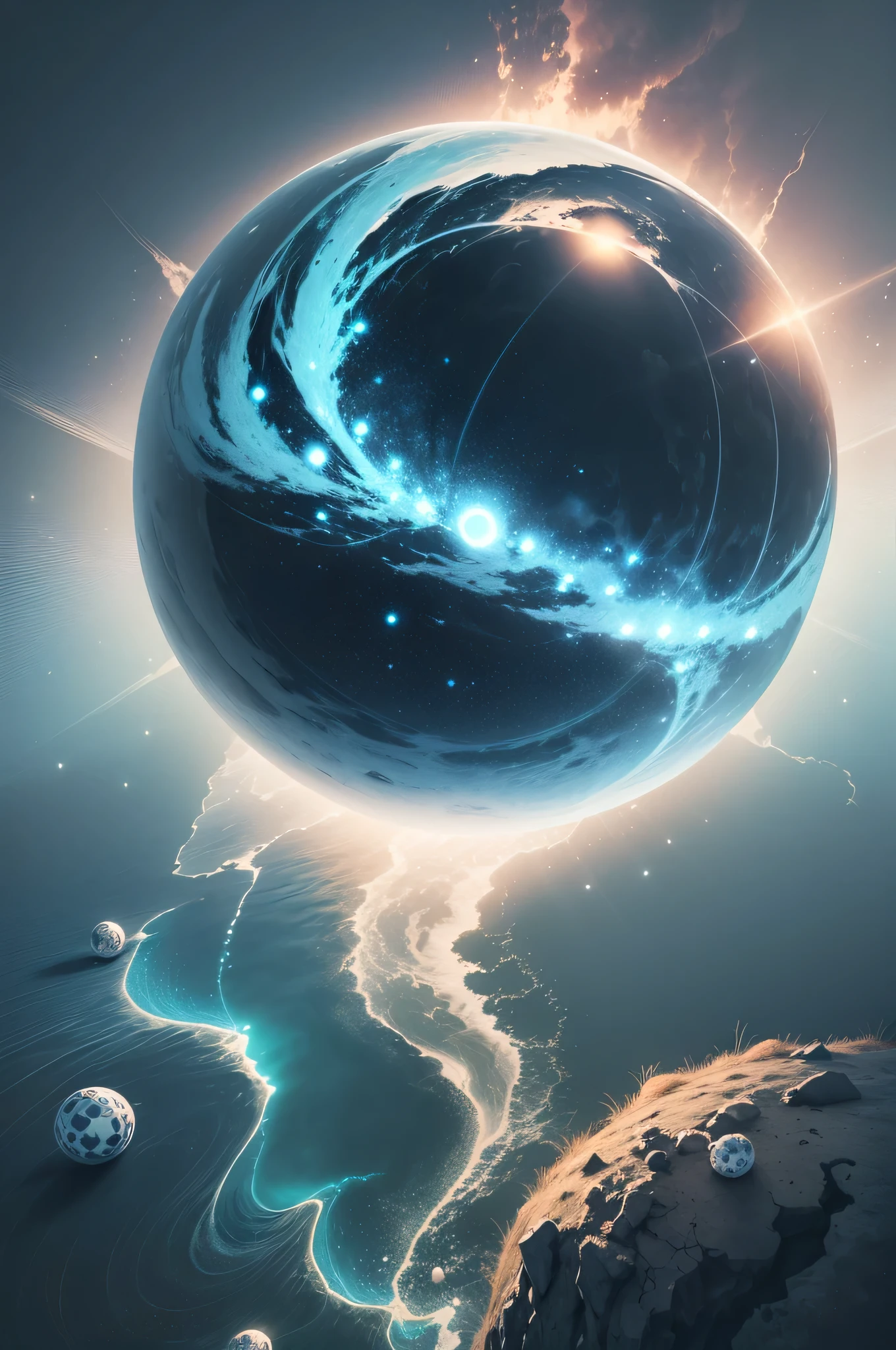 sixth dimension, kosmos, Starcloud,Ethereal, the space, Time travel, optics --auto --s2