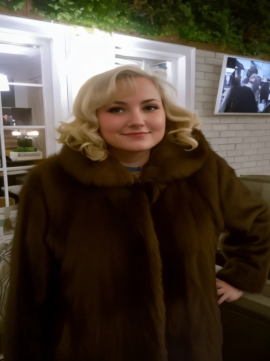 T-shirt instead of a fur coat