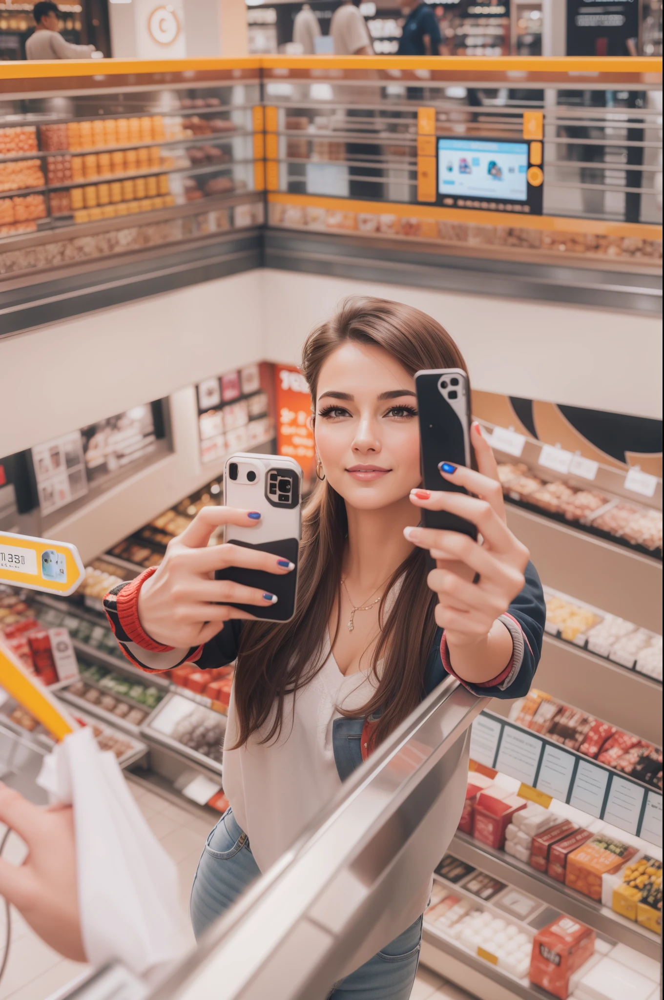 Creative photo for the Facebook virtual store profile called Shop & Click
