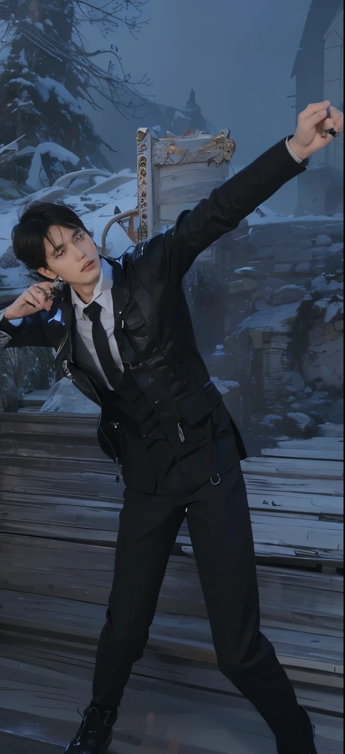 3d, ultra hd quality, man face same as remain, same as original picture, super high resolution, handsome, top-quality, high resolution, realisitic, masterpiece, handsome face, 4K, with a well-proportioned body, cloth texture, intricate details, handsome detailed face, background, well-proportioned face