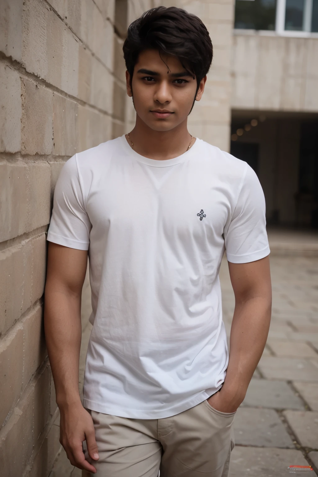 Good looking Indian boy with clothes and it must look realistic