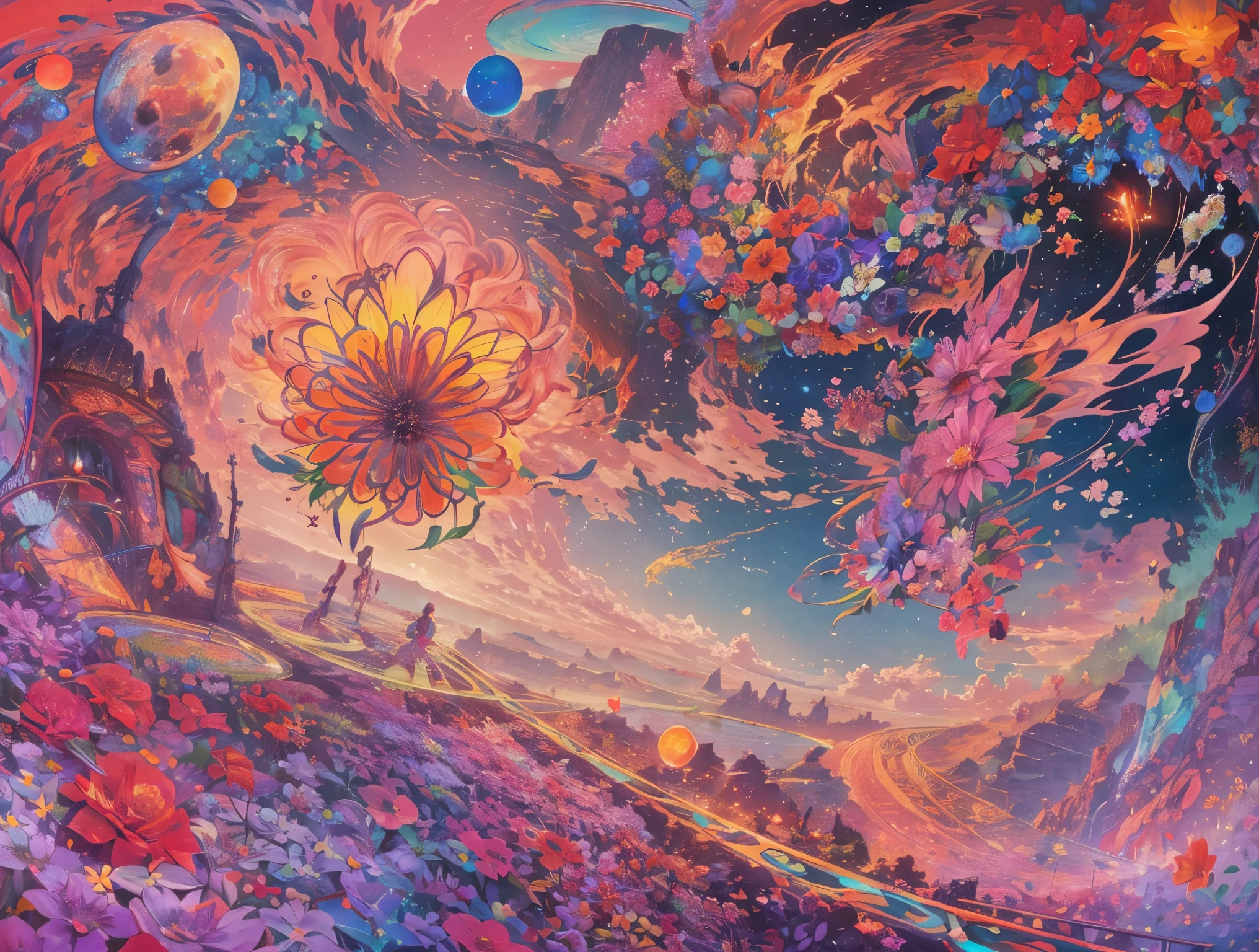 Melody Mark,top-quality、masutepiece、1womanl、独奏、(abstract art:1.5),(Psychedelia Theme:1.6),(Gunjo World:1.5),(Lots of creatures:1.5),(Space world:1.5),(There is a beautiful woman at the center of the world),A ray of light spreads,A heart-shaped gem spreading from the center,Diamond Dust,(Nostalgic landscapes:1.5),(colorful flower:1.5),Why do you try to hold the wound with your small hands???
it'It's not just for anyone、dong'Why do we lose sight of that?'t i run away even though i'Lost??
All i want is a day where the light shines Find the way Even if i can'I can't reach the shining sky, i'll find the light at the end of the path i'Who knows, Relying only on the resounding love'll find the way You said i had a long dream Even though it was a sad dream, That's not it'Please don't cloud my image in the slightest.. i said, "it'It's okay to cry." i'I'm always by your side. All i want is Grasping hands me, Grasping hands.