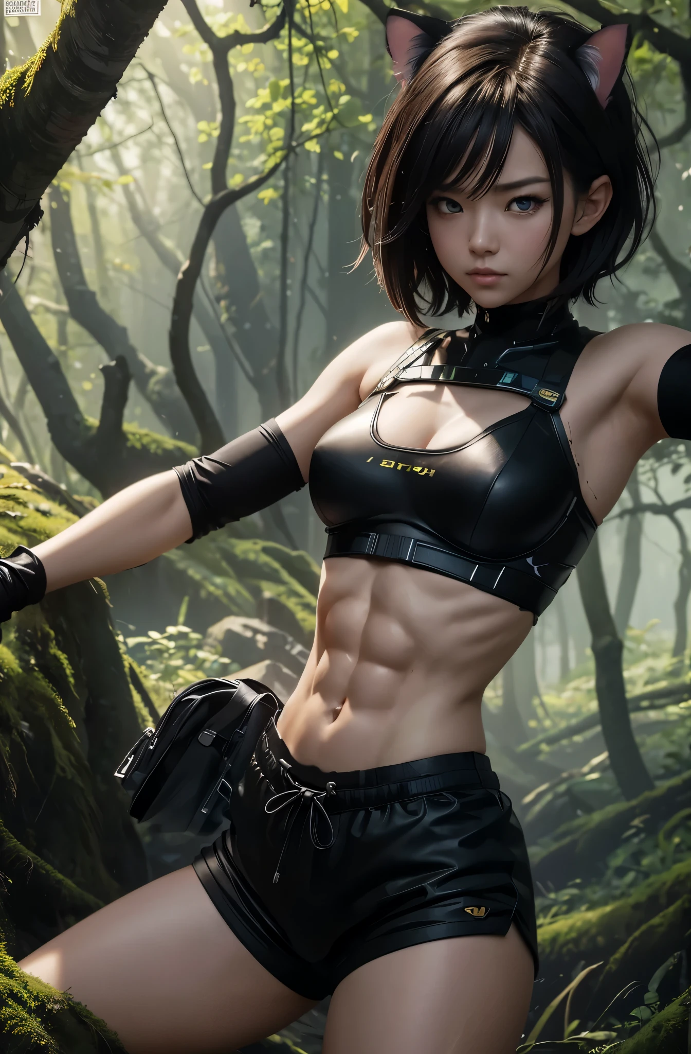 8K,strongly cracked abdominal muscles,超A high resolution,A hyper-realistic,A hyper-realisticな肌,