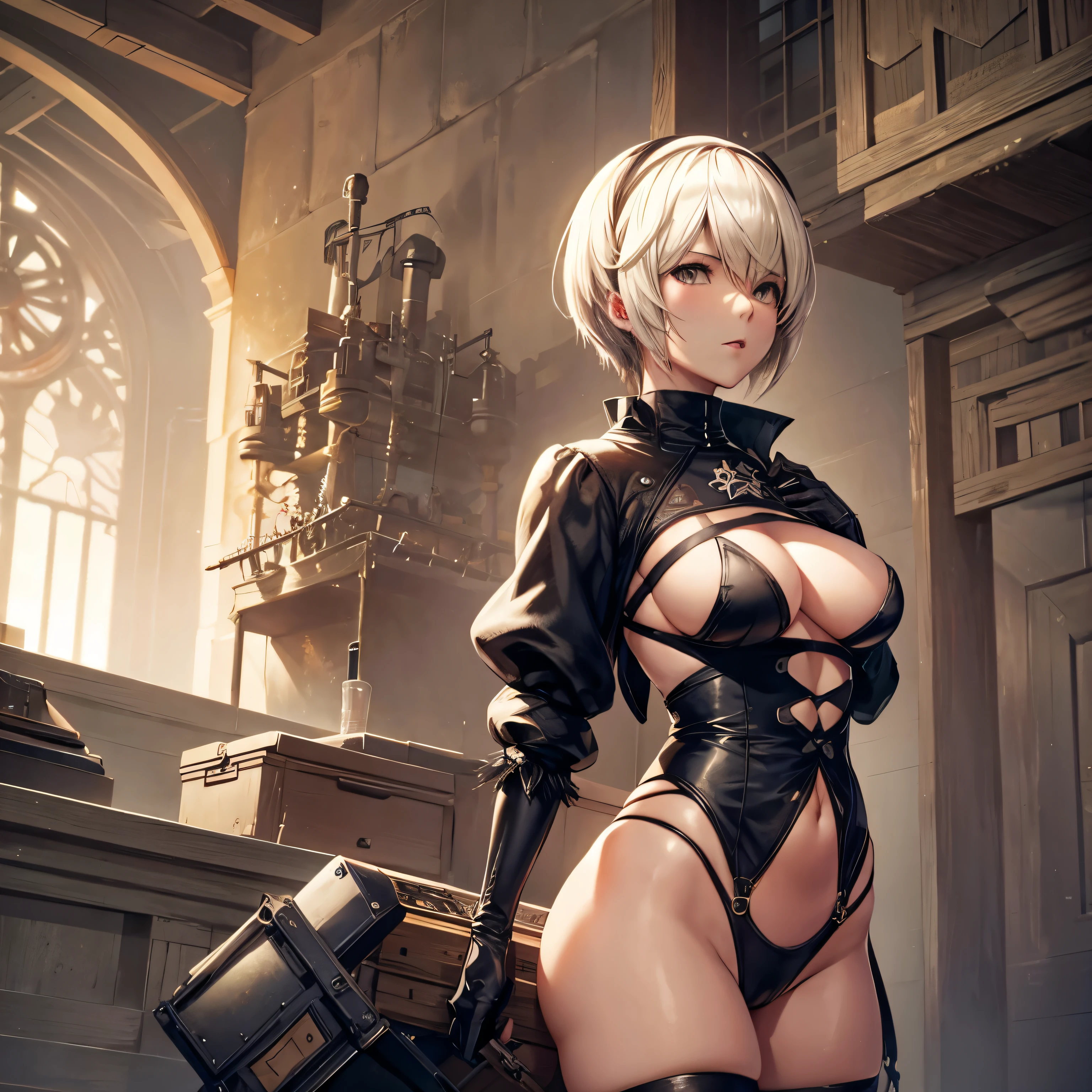 Nier:Automata、barechested