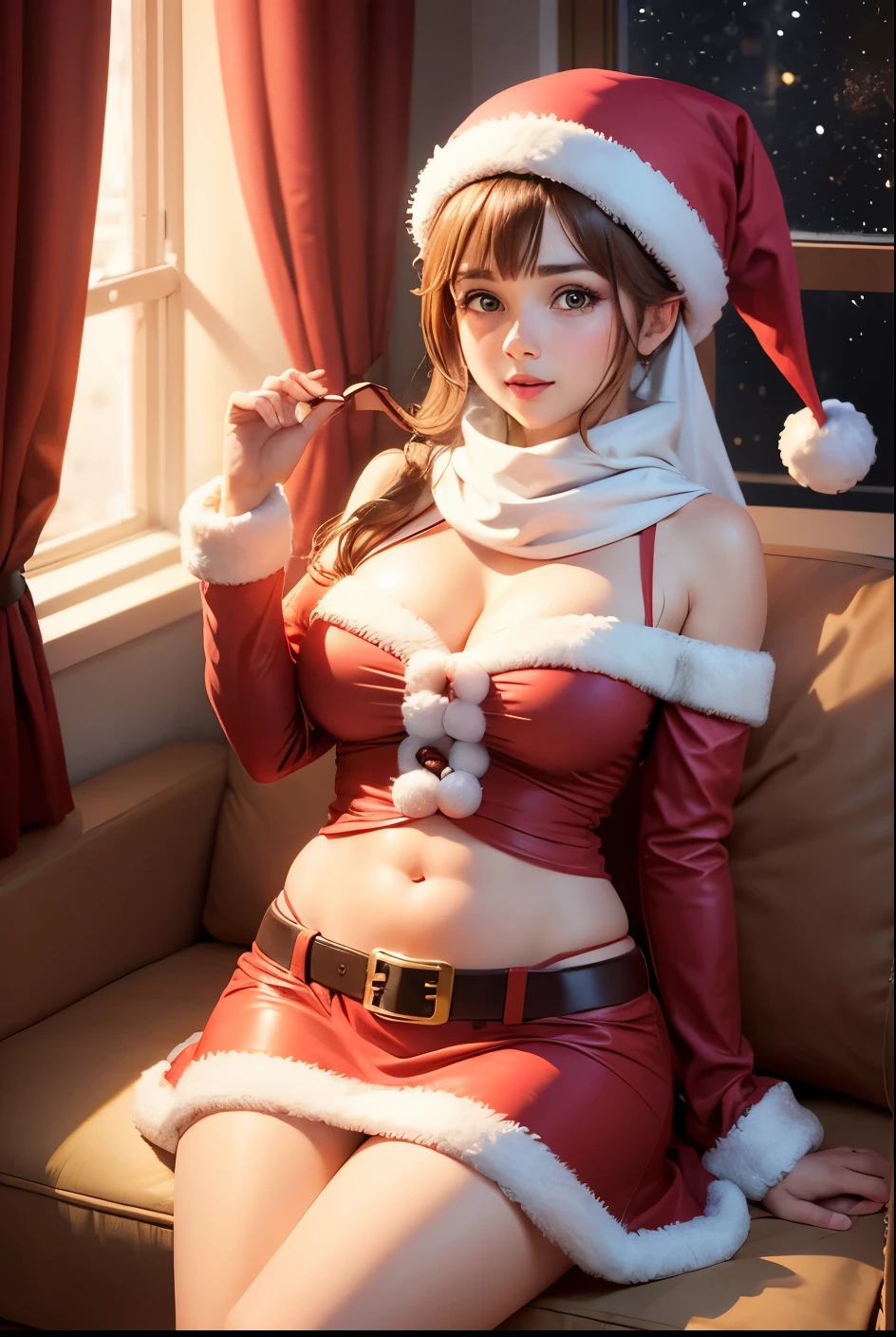 cute girl, santa clause, Mama Noel, Aisha bint Abu Bakr