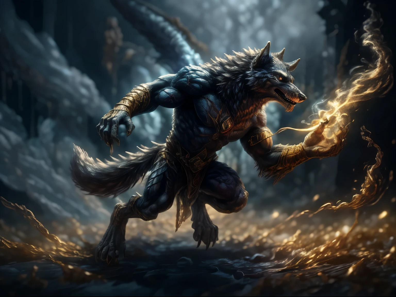 silver tiger woman monster, spell,
great tension,
atmospheric, oassion,depth of field,
(realisitc:1.2) <lora:EdobMonsterFemale_v1.0:0.7>