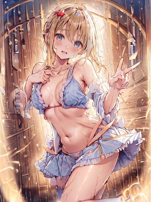 (cute little),(Blonde Wave),(shairband),(blue eyess),(12year old),(girl with),((lolita)),((((全barechested))),(an legsを大きく広げて),(facing back,?????????,Turned),((s ???)),((????)),(((オ???))),((small ??????)),(((I don't wear any ?????????))),((Panties)),(peered down from below),(are small),((????が見える)),((オ???,????,spread)),((both hands over,an legs,spread),(((???))),(((NFSW))),(Little child),(Top image quality),(an legsが綺麗),((Finger clean)),(Beautiful),(Wet),(???),(shairband),(barechested),