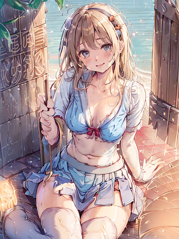 (cute little),(Blonde Wave),(shairband),(blue eyess),(12year old),(girl with),((ta)),((((全barechested))),(an legs,large,spread),(an legs広げて,Sit up,Poop sitting,Cowgirl),((s ass)),((anal)),(((オマンコ))),((small nipple)),(((I don't wear any underwear))),(((Panties))),(peered down from below),(are small),((analが見える)),((オマンコ,anal,spread)),((both hands over,an legs,spread),(((SEX))),(((NFSW))),(Little child),(Top image quality),(an legsが綺麗),((Finger clean)),(Beautiful),(Wet),(Pee),(shairband),(barechested),(((knee high))),((Skirt Rolling Up)),(((pantiy,kne)),