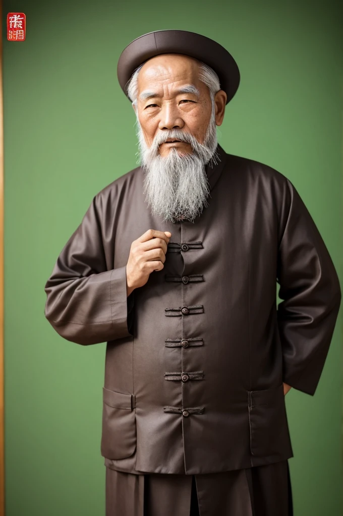 an old man with a long beard and a hat sitting down, inspired by Wu Daozi, an old man, 千 葉 雄 大, inspired by Hu Zaobin, inspired by Cao Zhibai, wise old man, inspired by Li Gonglin, inspired by Dong Yuan, of an old man