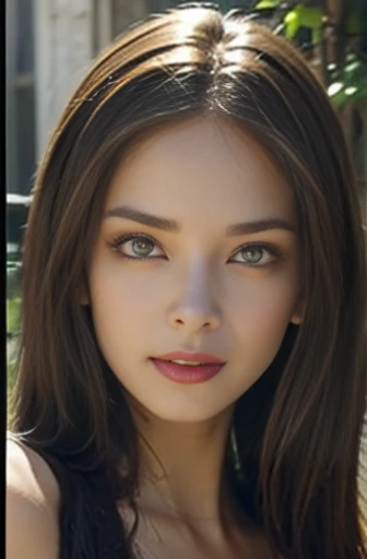 (Beautiful and Detailed Eyes), One Girl, Fine Detail, Detailed Face, Sexy and cute face. puffy niples. perky huge tits, puffy areolas, puffy nipples, nudes, no clothes, natural tits, medium boobs, smooth areolas, white puffy areolas, white color nipples, fine detailed tits, super detailed nipples and areolas, detailed breasts, topless, brunette hair,