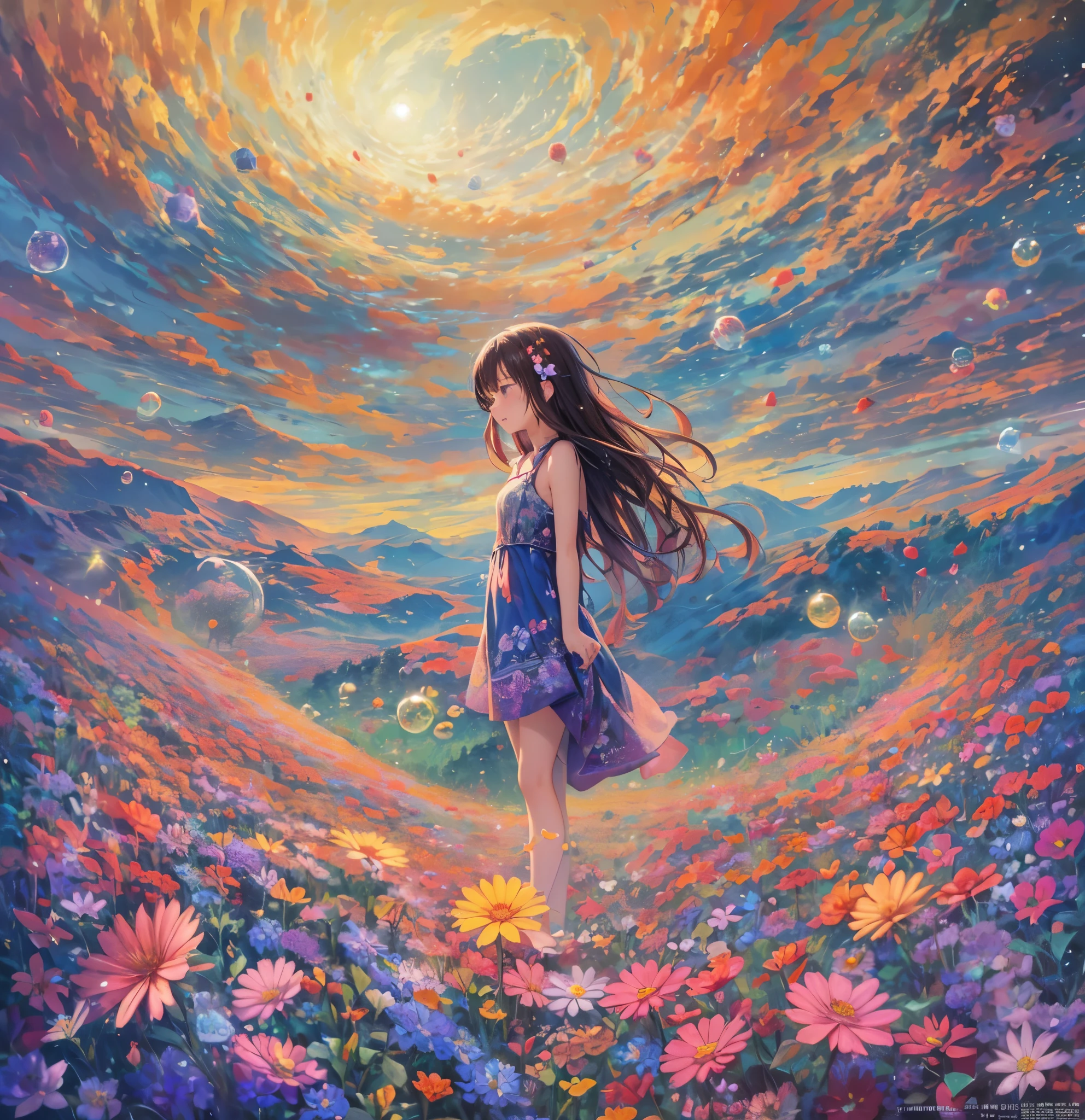 Melody Mark,top-quality、masutepiece、1womanl、独奏、(abstract  art:1.5),(Psychedelia Theme:1.6),(Gunjo World:1.5),(Lots of creatures:1.5),(Space world:1.5),(There is a beautiful woman at the center of the world),A ray of light spreads,A heart-shaped gem spreading from the center,Diamond Dust,(Nostalgic landscapes:1.5),(colorful flower:1.5),Why do you try to hold the wound with your small hands??? dong&#39;don&#39;t lose sight of the fact that&#39;not just for someone&#39;t i run away even though i&#39;Lost?? All i want is a day when the light shines Find the way Even if i can&#39;I can&#39;t reach the shining sky, i can rely only on the echoing love and find the light at the end of the path i&#39;Who knows You&#39;ll find a way i had a very long dream that you said Even though it was a sad dream, That&#39;s not it&#39;Please don&#39;t cloud my image in the slightest.. i said, &quot;it&#39;It&#39;s okay to cry.&quot; i&#39;I&#39;m always by your side. All i want is the hand that hugs me, the hand that hugs me.,You said you had a long dream, And it was a very sad dream.Even so, That image is not clouded at all.i said, ``it&#39;It&#39;s okay to cry.&#39;&#39;i wiI&#39;m always by your side.All i want is the hand that hugs me, find a way, without words. Even if there are no droplets flying around, i won&#39;Don&#39;t give in to the disturbing wind.、
if you notice the pain before anyone else, i&#39;I&#39;ll tell you the answer.it&#39;That&#39;s definitely not all.you are no good&#39;No need to worry.Even if I could&#39;I can&#39;t reach the shining sky, All you have to do is rely on the love that resonates.、
i&#39;ll find the light at the end of the path i&#39;Who knows, so i&#39;ll find a way.Even without words, I won there&#39;Avoid splashing water, but i won&#39;Don&#39;t give in to the disturbing wind.i saw a sure light at the end of the path i took.