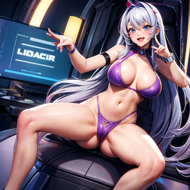 solo girl, long hair, spread legs, sex, creampie, ahegao