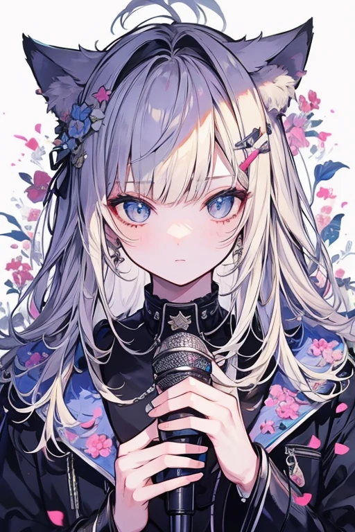 Unparalleled beauty,face perfect、Magazine covers、(2man,Gay Male Relationships),Perfect Eye、Blue Eye、 stroking the head、Animal ears、Animal tail、a blonde and a black hair、Suits、actor、actor、modeled、brand costumes、ファッションMagazine covers、Holding the microphone in her hand、Idle Unit、well-muscled、Full of confidence、Cross your shoulders 、,