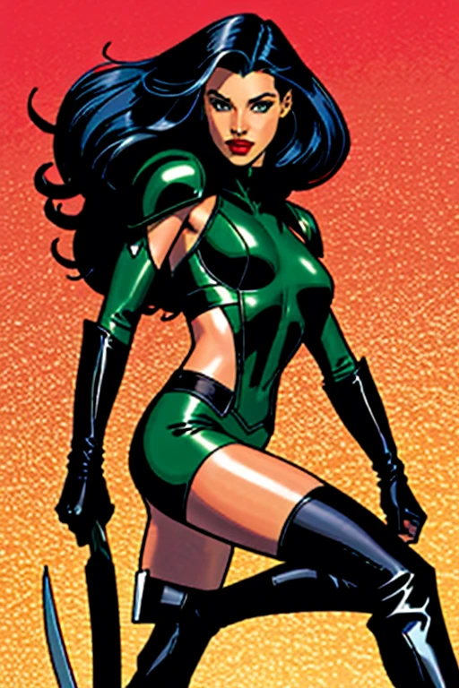 (Shegolady:1.2), (Schego:1), (frau: nackt1), ((green eyes)), (Black and green suit with cutouts:1), (body suit:1.2), (sharp facial features:1.5), (thin eyebrows), (heller Teint), (white skin:0.7), (schwarzes Haar:1.0), langes, seitlich gescheiteltes Haar, (green smoke from hands), (schwarzer Lippenstift), cartoony facial features, Size, runde Augen, Pony Haare, (realistisch:1.2), (Meisterwerk:1.2), (full-body-shot:1),(Cowboy-Schuss:1.2), Lichtteilchen, dunkler Versteckhintergrund, Neonbeleuchtung, Dunkle romantische Beleuchtung, (Highly detailed:1.2),(detailliertes Gesicht:1.2), (Steigungen), bunt, Detaillierte Augen, (eine Person), (Detaillierte Landschaft:1.2), (natural lightting:1.2),(Detaillierter Hintergrund),Detaillierte Landschaft, (Dynamische Pose:1.2), Weitwinkel-Schuss, nur, ( falsche titten, sperma bedeckt, everywhere. ahegao, orgasmus, fingering)