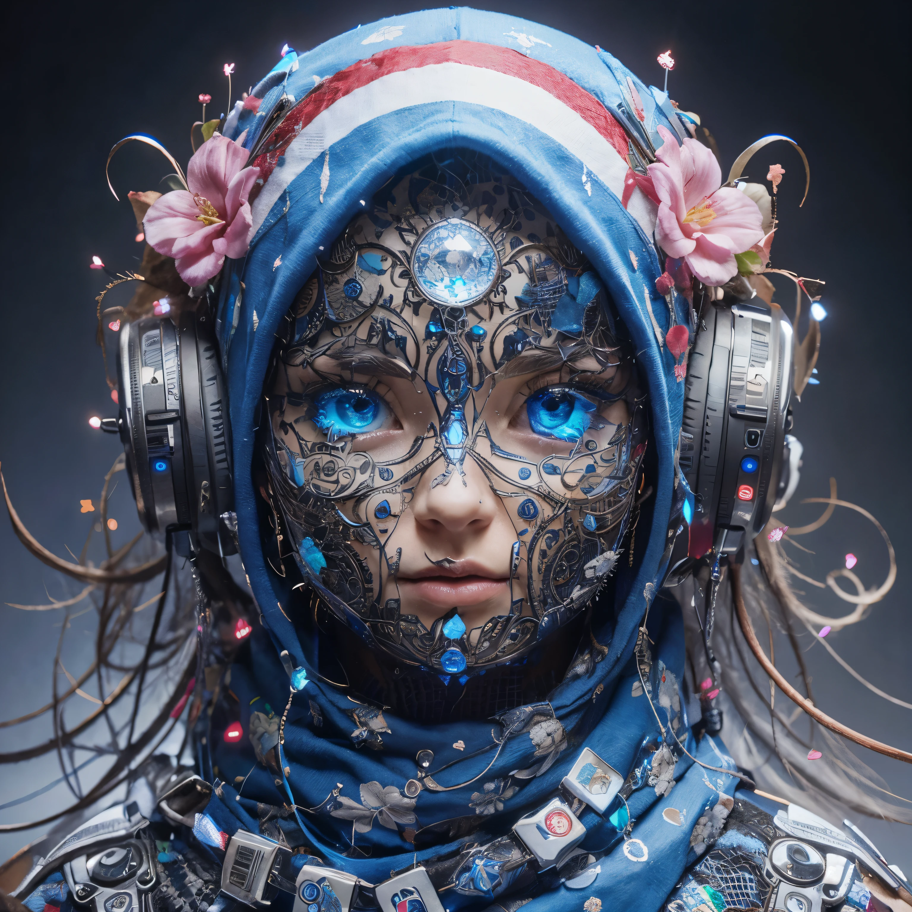 Blue light eyed, Detail RealistikPhoto, 8k, ultra, HD
