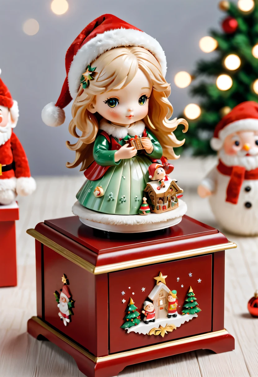 1个Giant Breast Girl ， Christmas music box，