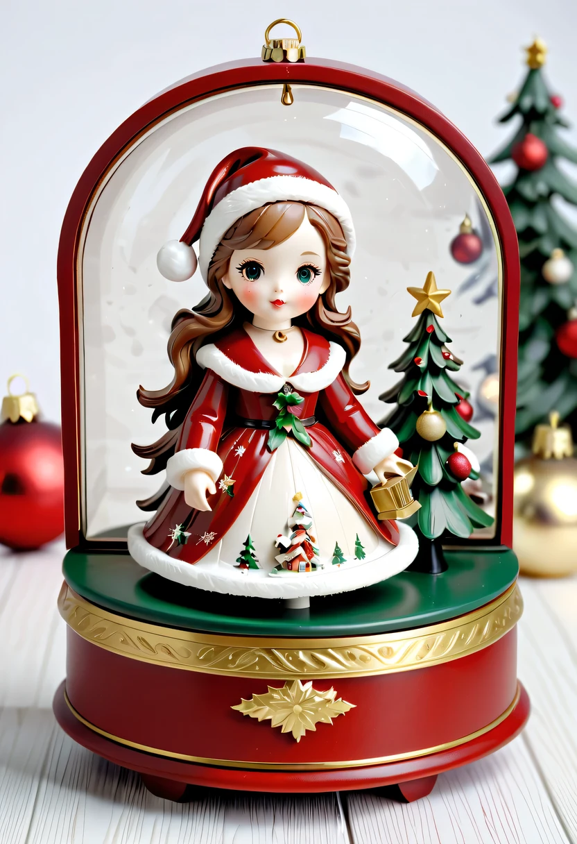 christmas,christmas girl , christmas music box,