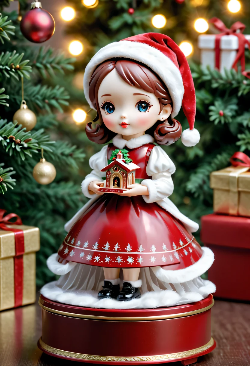 christmas，christmas girl ， christmas music box，