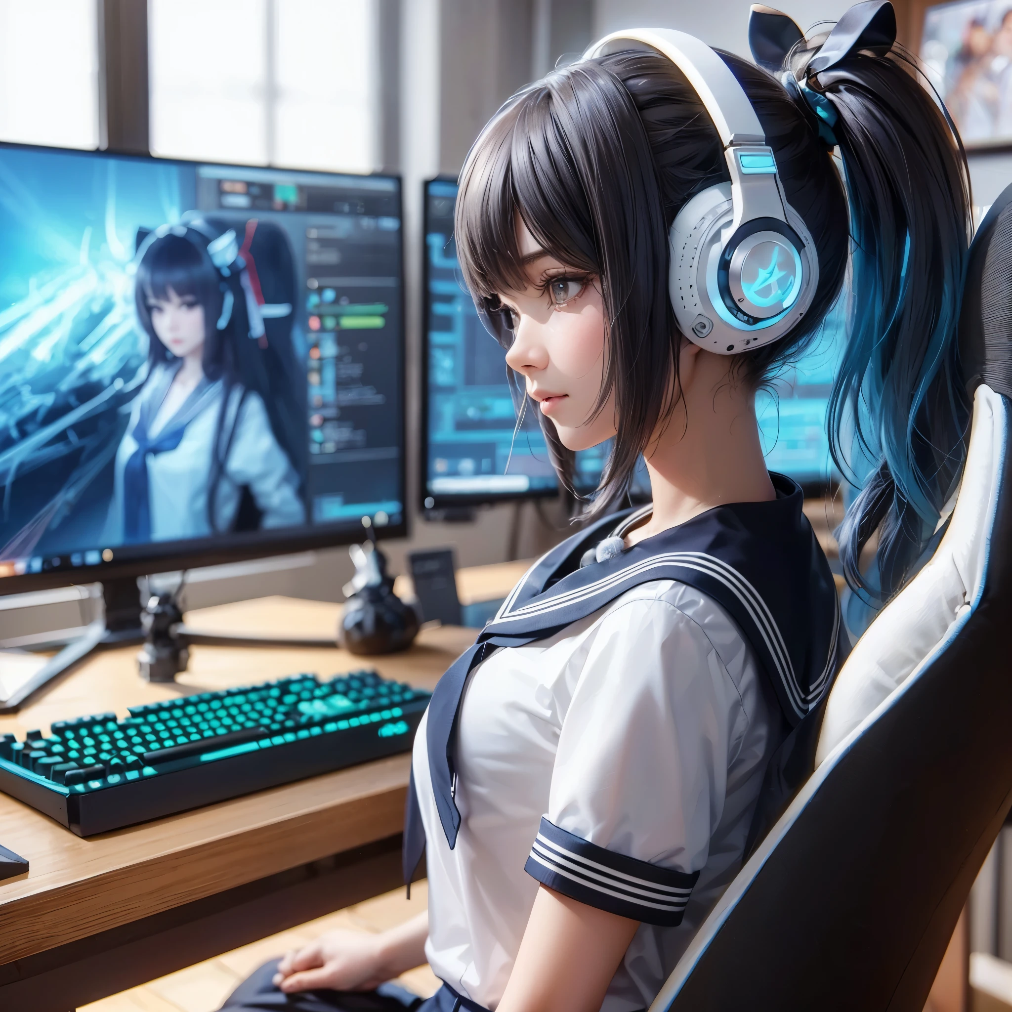 generate an indonesian lady wearing santa outfit with corset, santa hat, skirt and red leather boots, she is standing in front of christmas tree which has been place inside luxury mansion, the atmosphere is so happy, there are many gift box under the christmas tree, hyperedetail, ultra realistic, 8k raw image, professional photoshoot, ???????????, masterpiece, best quality:1.2),,(8k,highres,RAW photo,realistic,photo-realistic:1.3),(detailed skin texture,detailed cloth texture,beautiful detailed face:1.25),professional lighting,photon mapping,beautiful soft light,radiosity,physically-based rendering,raytracing, model shoot style, model shoot style, (extremely detailed CG unity 8k wallpaper), full shot body photo of the most beautiful artwork in the world,