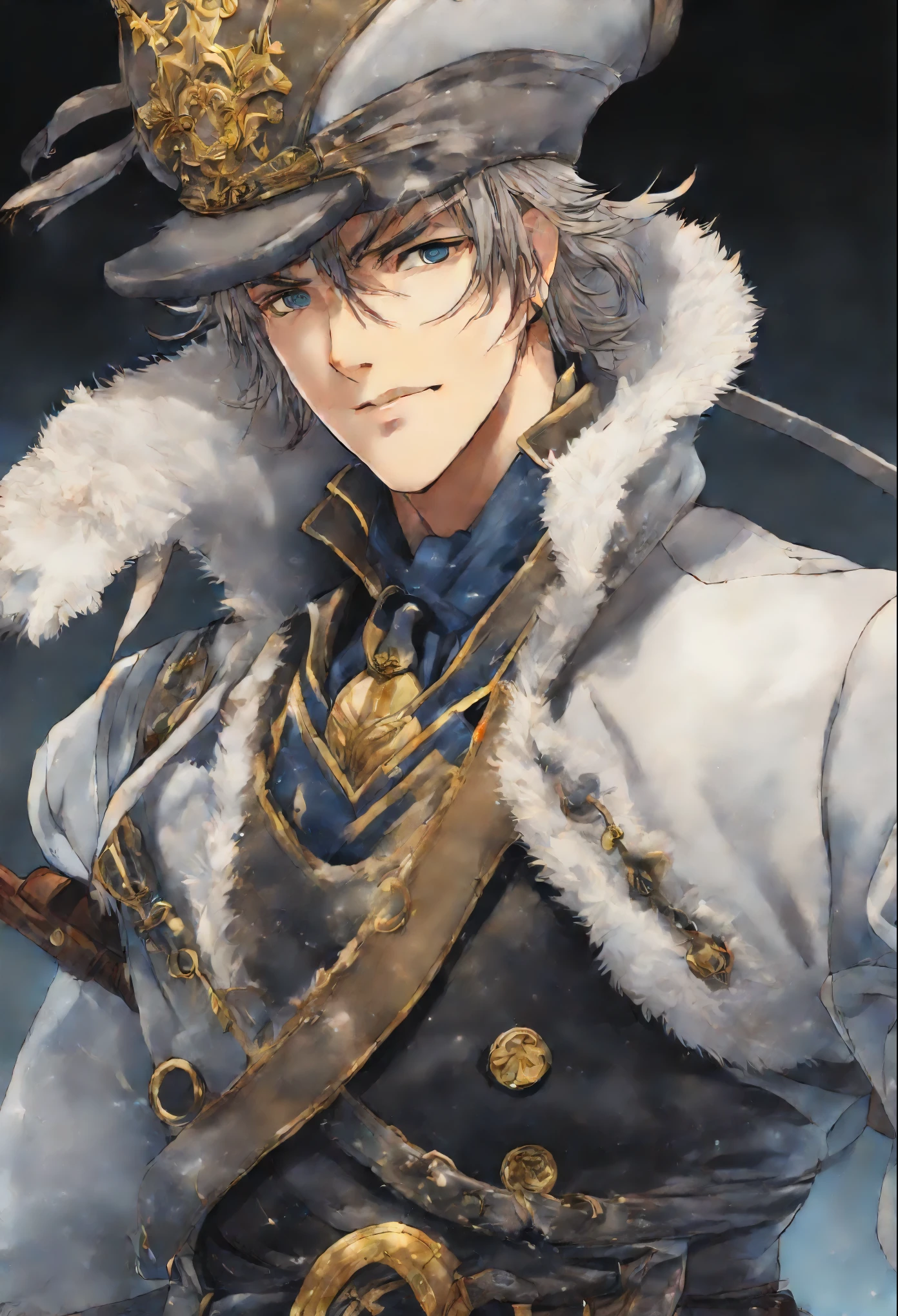 anatomically correctly drawn body, Anime character, style anime "frozen", Anime characterrozen ", Anime Character Face Type " frozen", style anime, Close-up of a person (a pirate) , King of a pirates, Masamune shiro, a pirate captain, key anime art, shigenori soejima illustration, based on Freezing, fantasy seinen manga, Freezing: First Chronicle (Freezing ファーストクロニクル), Freezing Pair Love Stories, Kwang-Hyun Kim, Okumura Masanobu, detailed key anime art, Masamune, shirow Masamune, a Swashbuckler-class pirate, a pirate, Portrait of a pirate, Close-up of a person, hold a sword in a snowy area, blood on sword, blood on the snow, casimir art, shigenori soejima illustration, boris valejo. octopath traveler, detailed anime character art, detailed key anime art, Granblue Fantasy, handsome guy in demon slayer art, Taisho Roman, crisp clear rpg portrait, Masamune Shiro, key anime art