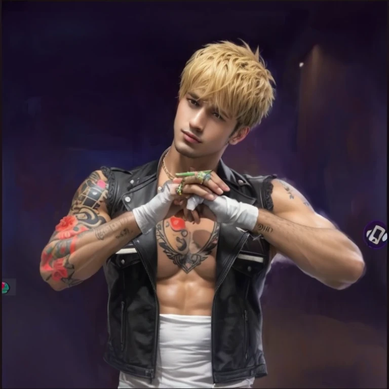 arafed male with a tattoo reality
