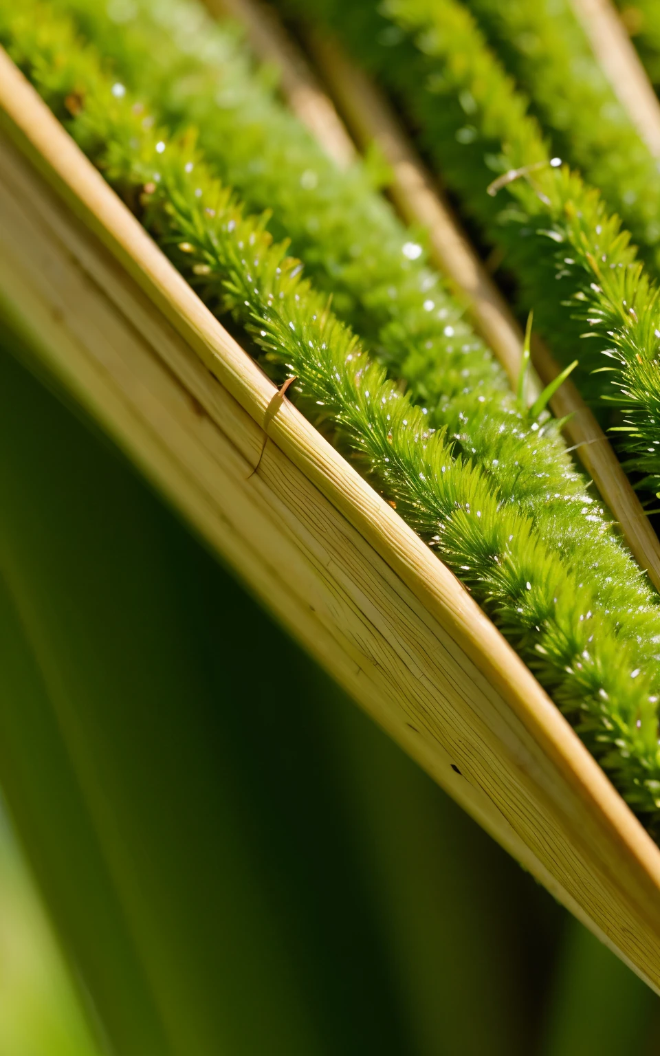 Closeup of grass, extremely close-up, zoomed,