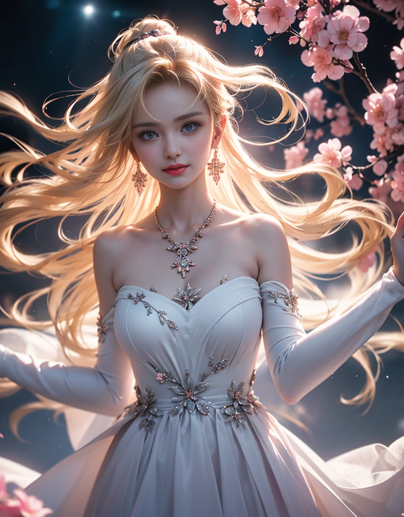 tmasterpiece，Highest image quality，super detailing，Best quality ,Extremely Delicately Beautiful, Very meticulous,Best quality, offcial art, extremely detaild的 CG unified 8k wallpapers, portrait photo of, The most beautiful look，blond hair blue eyes，Radiant skin and radiant eyes, pretty skin,(Detailed lighting:1.2), (Beautiful and detailed light:1.3), deep understanding, beautiful nude color, iintricate, digitial painting, smooth private parts, Focus sharp, The end of the world, Epic reality,looking at the camera in， (HighDynamicRange:1.4),facing at the camera， (pastel colour:1.4), Beautiful big breasts，The end of the world的, giving up, com cores neutras, natta, Screen space refraction, (Complicated details, ultra - detailed:1.3), art  stations, Cinema lenses, vignet, the complex background, buliding，Enchanted smile，face flushed，the shy，detailed back ground，（Various colors of dream catcher earrings missing color，The color is black，white colors，in pink，purpleish color，red colour，blue colors，orange colors，green color，cyan colors，，），sexy and sultry，（The kinky is exposed，Camel toes，Combed neatly，），The sexiest look，Peach Milk Tea Smooth Velvet Versailles Dress，Ultrathin，semi transparent，clear clothing，