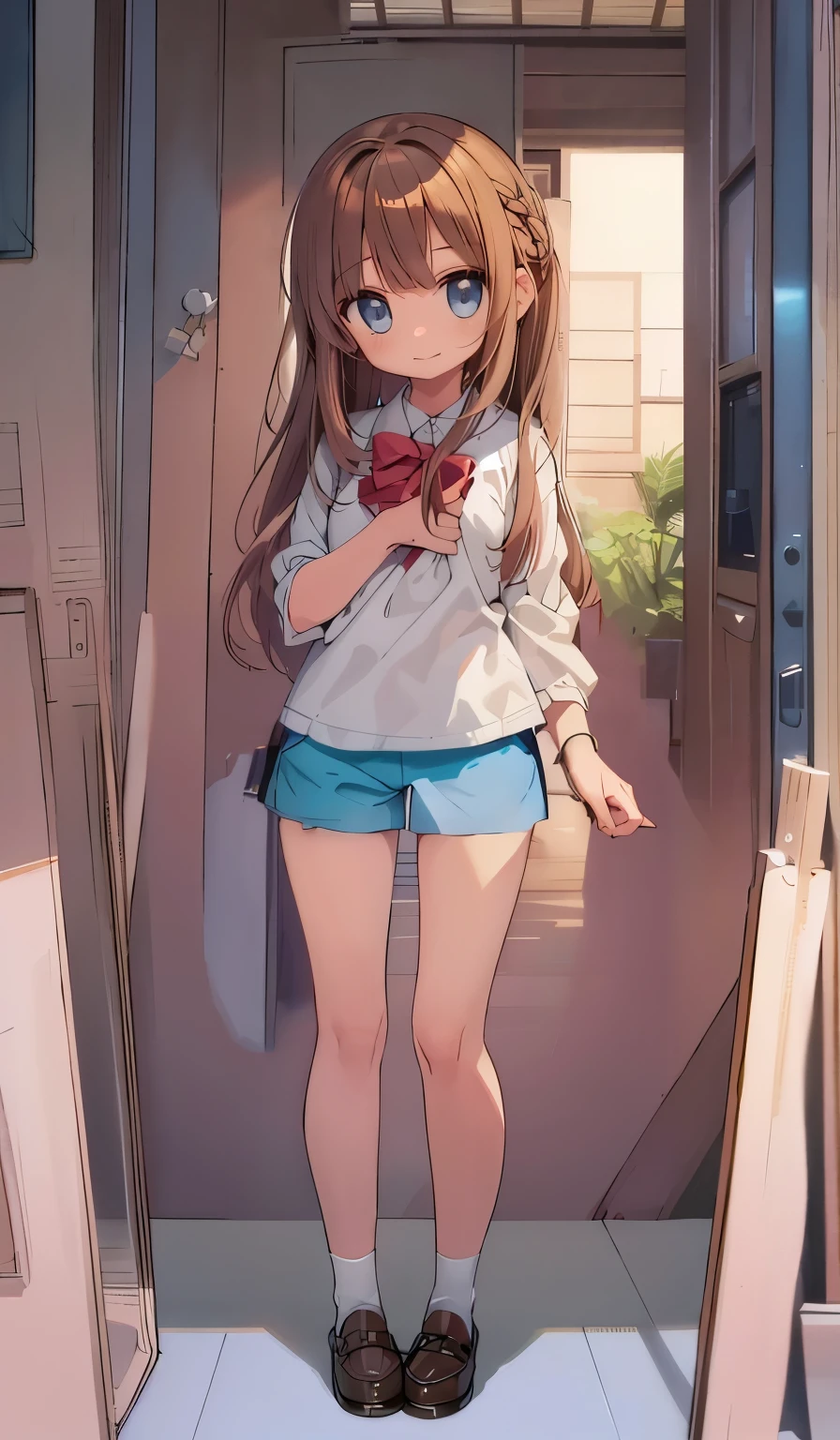 light blue chino shorts、Shorts and thigh gap、Culotte shorts