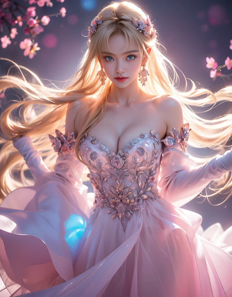 tmasterpiece,Highest image quality,super detailing,Best quality ,Extremely Delicately Beautiful, Very meticulous,Best quality, offcial art, extremely detaild的 CG unified 8k wallpapers, portrait photo of an, The most beautiful look,blond hair blue eyes,Radiant skin and radiant eyes, pretty skin,(Detailed lighting:1.2), (Beautiful and detailed light:1.3), deep understanding, beautiful nude color, iintricate, digitial painting, smooth private parts, Focus sharp, The end of the world, Epic reality, (HighDynamicRange:1.4),(pastel colour:1.4), Beautiful big breasts,The end of the world的, giving up, com cores neutras, natta, Screen space refraction, (Complicated details, ultra - detailed:1.3), art stations, Cinema lenses, vignet, the complex background, buliding,Enchanted smile,face flushed,the shy,detailed back ground,(Dream catcher earrings in various colorlack in color,white colors,in pink,purpleish color,red colour,blue colors,orange colors,green color,cyan colors,),sexy and sultry,(The kinky is exposed,Camel toes,Combed through the dark and thick hair,),The sexiest look,Peach Milk Tea Smooth Velvet Versailles Dress,semi transparent,Ultrathin,Correct bodies,