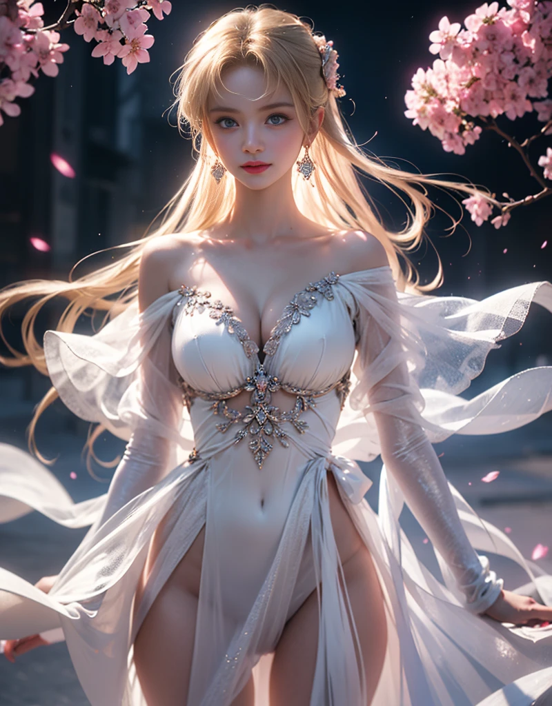tmasterpiece,Highest image quality,super detailing,Best quality at best ,Extremely Delicately Beautiful, Very meticulous,Best quality at best, offcial art, extremely detaild的 CG unified 8k wallpapers, portrait photo of, The most beautiful look,blond hair blue eyes,Radiant skin and radiant eyes, pretty skin,(Detailed lighting:1.2), (Beautiful and detailed light:1.3), deep understanding, beautiful nude color, iintricate, digitial painting, smooth private parts, Focus sharp, The end of the world, Epic reality,looking at the camera in, (HighDynamicRange:1.4),facing at the camera, (pastel colour:1.4), Beautiful big breasts,The end of the world的, giving up, com cores neutras, natta, Screen space refraction, (Complicated details, ultra - detailed:1.3), art stations, Cinema lenses, vignet, the complex background, buliding,Enchanted smile,face flushed,the shy,detailed back ground,(Various colors of dream catcher earrings missing color,The color is black,white colors,in pink,purpleish color,red colour,blue colors,orange colors,green color,cyan colors,,),sexy and sultry,(Obscenity exposed,Camel toes,Combed neatly,),The sexiest look,Peach Milk Tea Smooth Velvet Versailles Dress,Ultrathin,semi transparent,