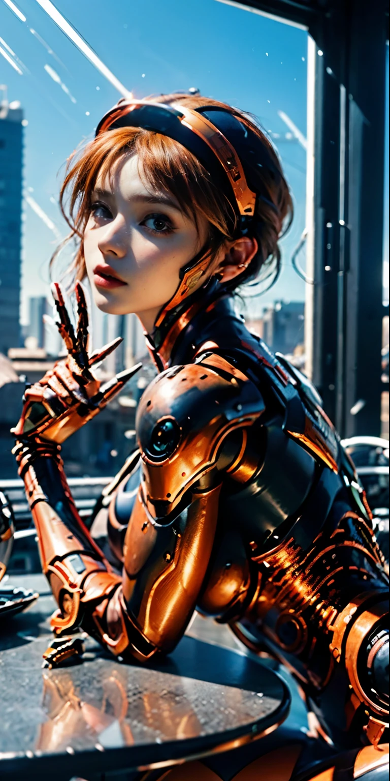 (1girl:1.3), solo,__body-parts__, official art, unity 8k wallpaper, ultra detailed, beautiful and aesthetic, beautiful, masterpiece, best quality, RAW, masterpiece, super fine photo,, best quality, super high Resolution, photorealistic, sunlight, full body portrait, stunningly beautiful,, dynamic pose, delicate face, vibrant eyes, (side view), she is wearing a futuristic Iron Man mech, red and gold, Highly detailed abandoned warehouse background, detailed face, detailed complex busy background, messy, gorgeous, milky, high detailed skin, realistic skin details, visible pores, sharp focus, volumetric fog, 8k uhd, dslr camera, High quality, film grain, fair skin, photorealism, lomography, sprawling metropolis in a futuristic dystopia, view from below, translucent