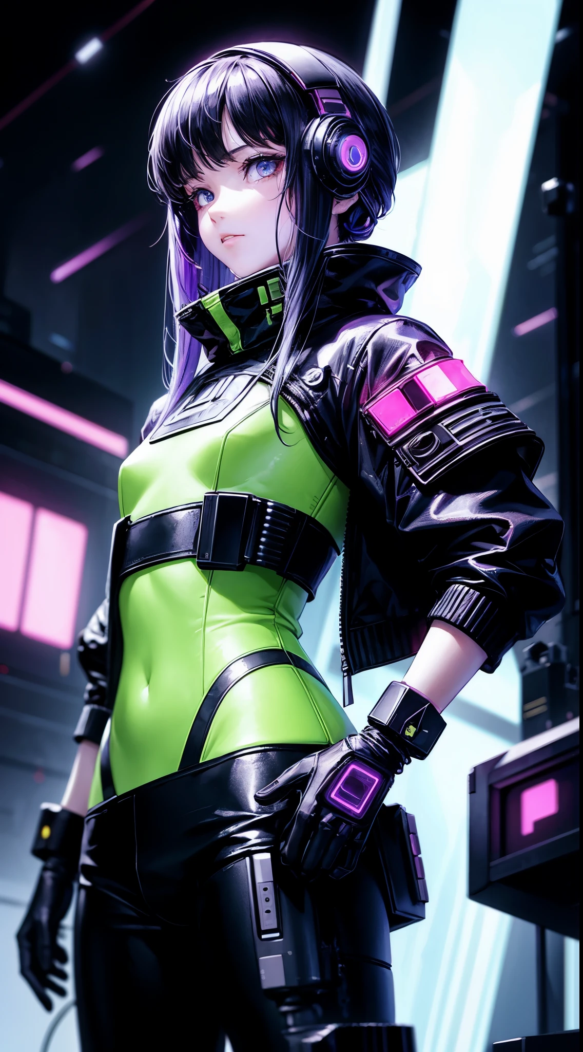 《bladerunner》filmposter:1 lady, Starry sky and zodiac constellations, The purple hue is like a nebula, Vast space, cyber punk perssonage底部的城市, ( Background with:black and yellow Background with1.4), (对称:1.2), (artistic décor:1.4), (Retro-Future:1.4), (Minimalist:1.4), (Clean:1.4), (Flat_colours:1.4), (cyber punk perssonage,Android:1.4), CCDDA art style