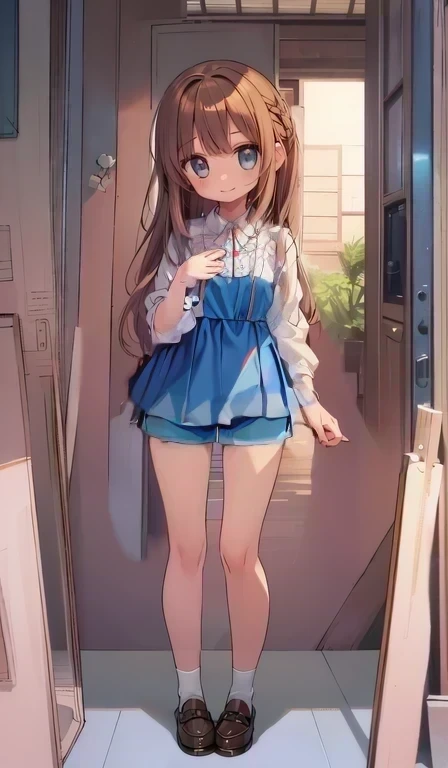 (bright light blue shorts:1.5)、Chino Shorts