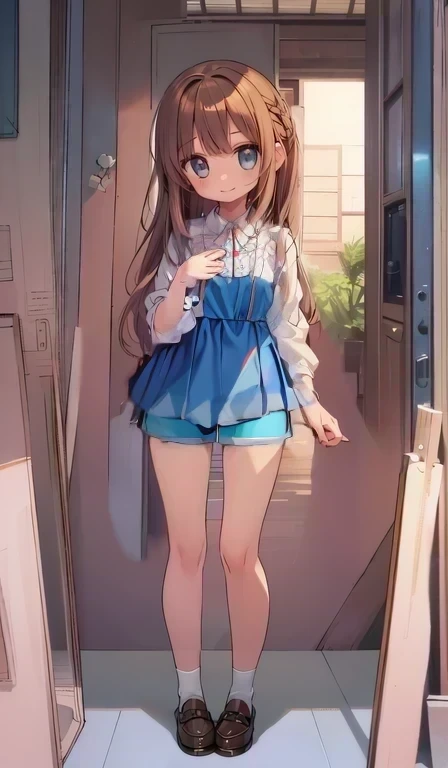 (bright light blue shorts:1.5)、Chino Shorts