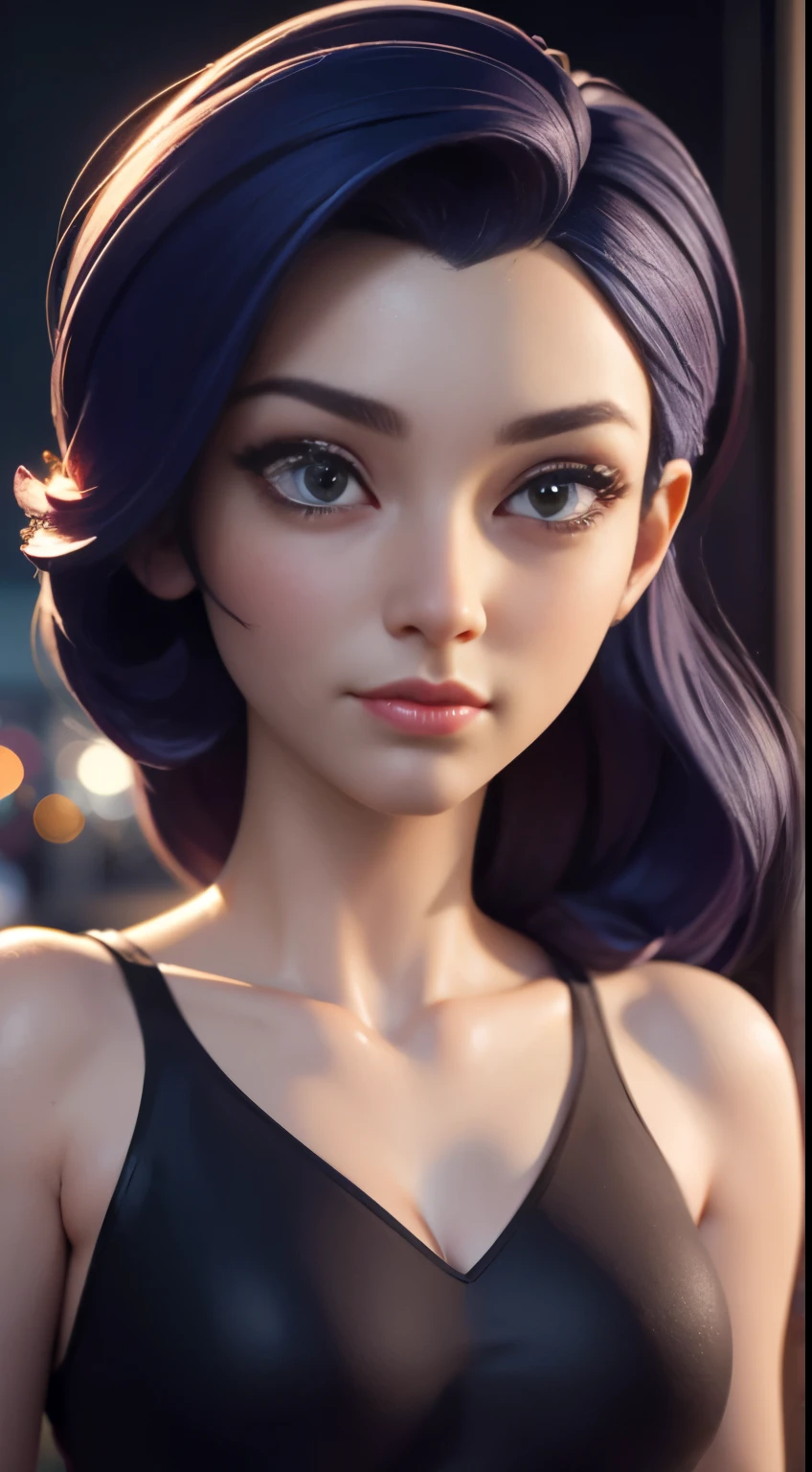 photo of lora:mlp_rarity-10:1>, RAW, beautiful woman, ((portrait)), ((detailed face:1.2)), ((detailed facial feature, detailed skin, glossy skin, clear skin), (perfect proportioned body, narrow waist, skinny, medium breasts), (high detailed city environment), (realistic photo, best quality, detailed), (8k wallpaper), (cinematic lighting, beautiful light, (day:1.3)) (sharp focus, intricate)