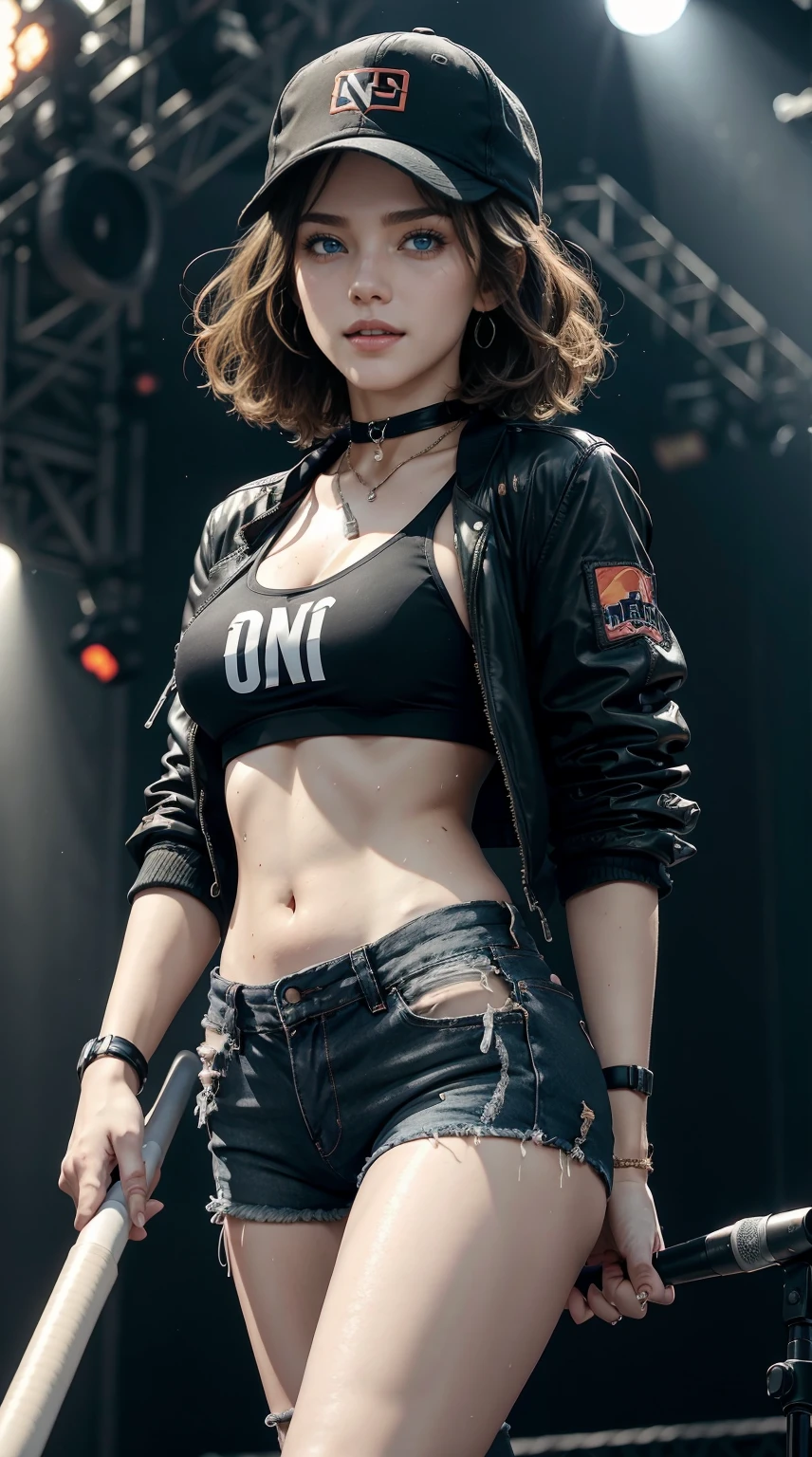 Zoya, perfect lighting, extremely detailed CG, 1girl, breasts, earrings, jewelry, makeup, medium breasts, necklace, shorthair, solo, tattoo, arm tattoo, silver hair, wet, standing, pants, crop top,((masterpiece:1.2, best quality, high resolution, distinct image)), Zoya from path to nowhere, muscular female, sharp eye, tattoo, perfect lighting, big breasts, bright white hair, black lips
