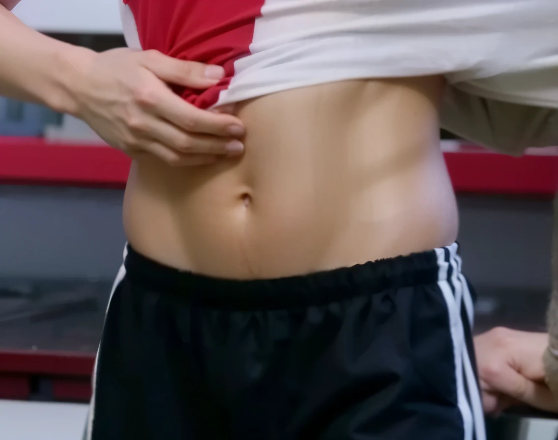Man stomach