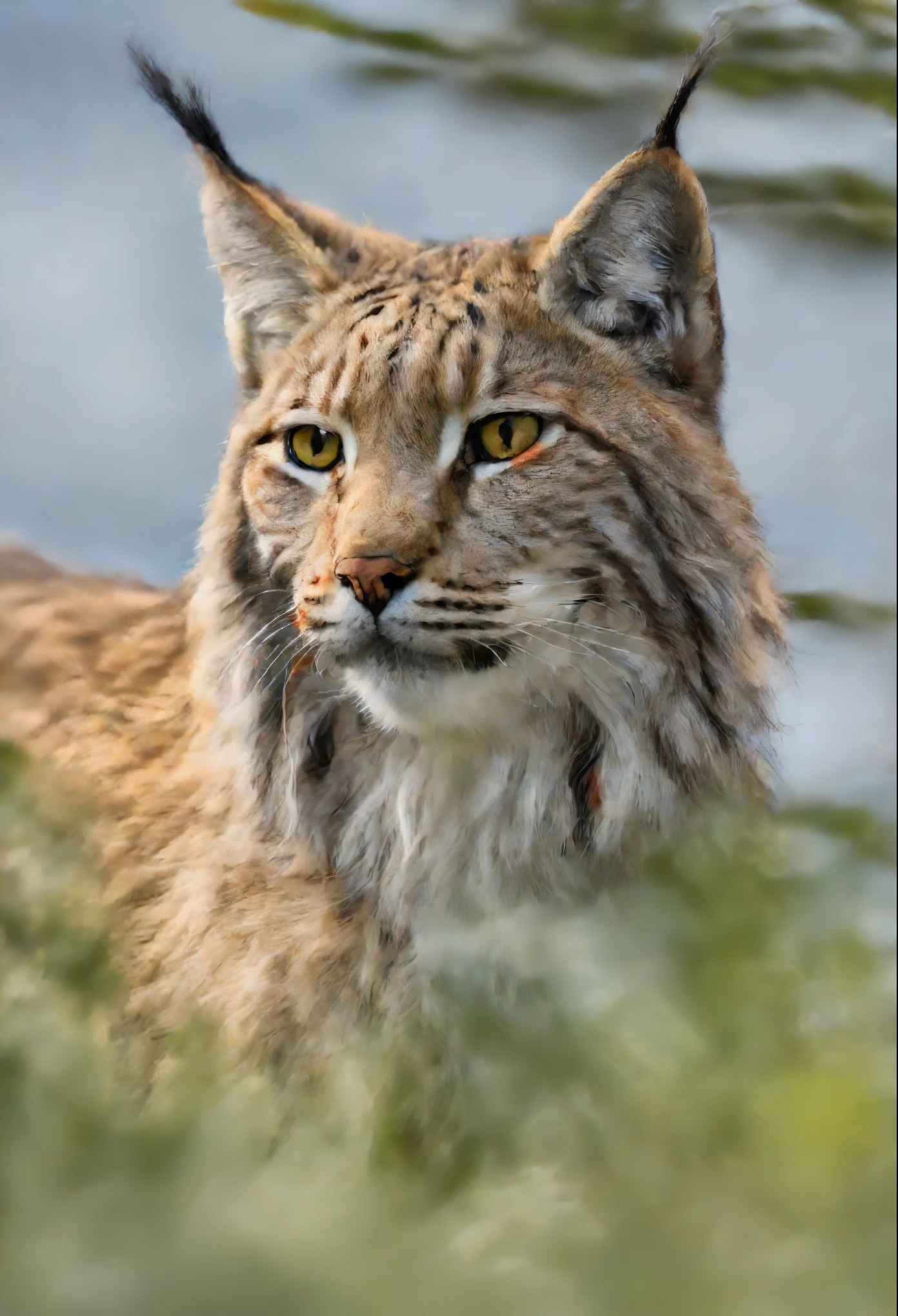 Cloud, soft cloud, wild lynx,