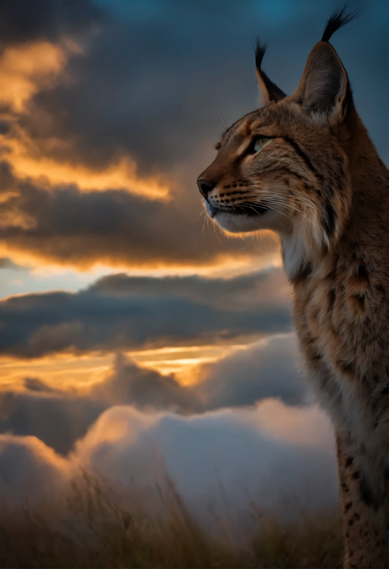 Cloud, soft cloud, wild lynx,